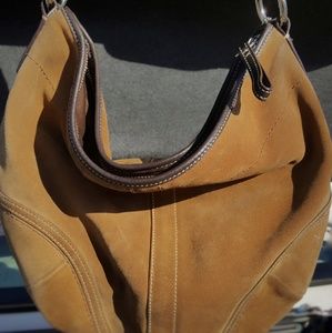 Hobo suede coach purse